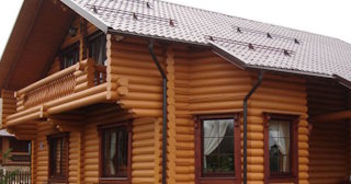 Строительство дома из оцилиндрованного бревна в Апшеронске - от 134082 рублей